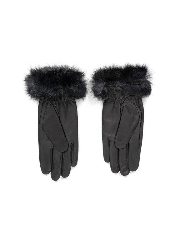 Deni Cler Milano Deni Cler Milano Rękawiczki Damskie T-DC-L059-E5-77-90-1 Czarny