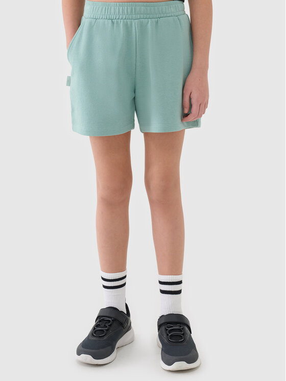 4F 4F Sportovní kraťasy BASIC+ Tyrkysová Oversize