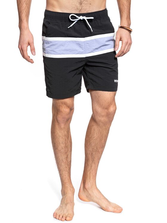Wrangler Wrangler Pantaloncini di tessuto SWIMSHORT Nero Regular Fit