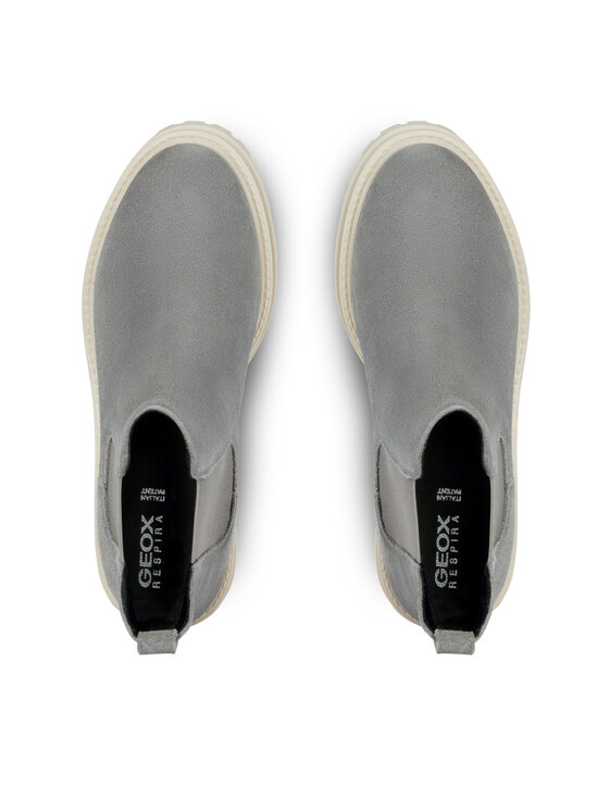 Geox Geox Kotníková obuv s elastickým prvkem D Iridea D04HRB 00023 C9371 Šedá