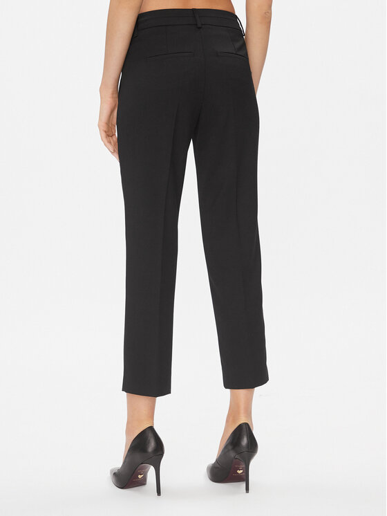 Marella Marella Spodnie materiałowe Pucci 2331360439200 Czarny Regular Fit