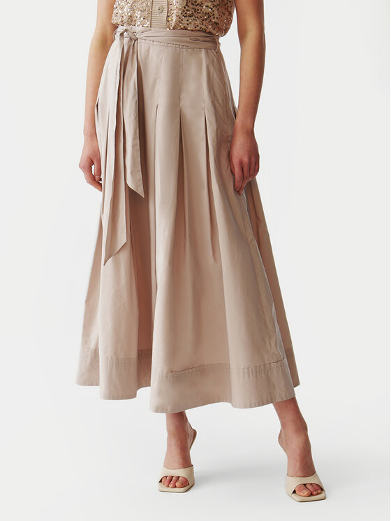 Tatuum Tatuum Trapezförmiger Rock Taftani T2406.171 Beige Regular Fit