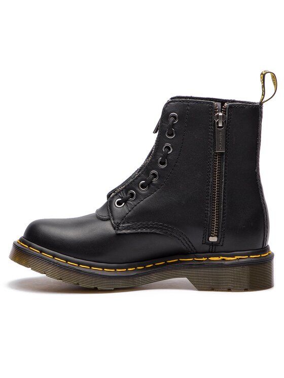Dr. Martens Dr. Martens Αρβύλες 1460 Pascal Frnt Zip 23863001 Μαύρο
