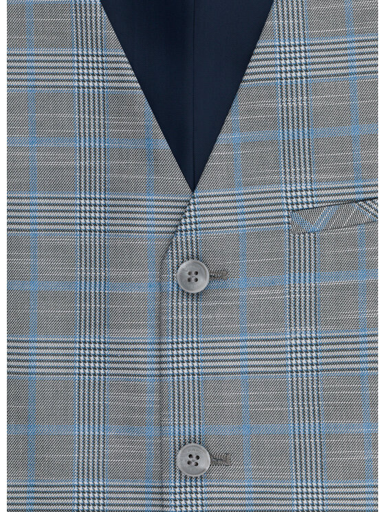 Pako Lorente Pako Lorente Kamizelka P24SF-8X-011 Szary Slim Fit