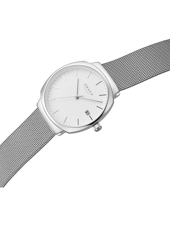 Obaku Obaku Hodinky V273LDCWMC Strieborná