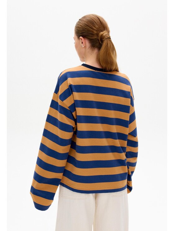 Mirons Mirons Longsleeve Print Kolorowy Regular Fit