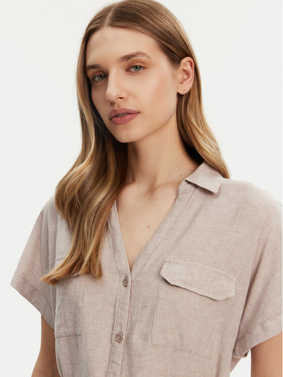 Vero Moda Vero Moda Sommerkleid Linn 10323027 Grau Relaxed Fit