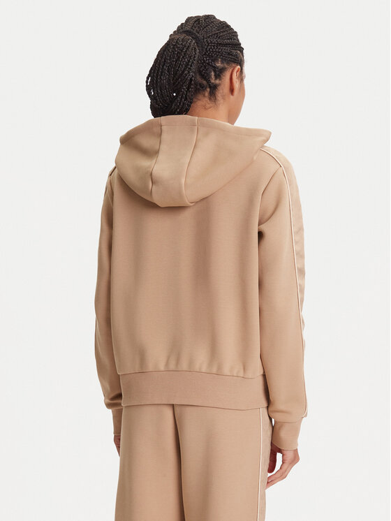 Guess Guess Μπλούζα V5YQ00 KB3P2 Μπεζ Regular Fit