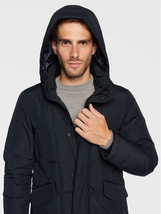 Woolrich Woolrich Geacă din puf Blizzard Field CFWOOU0621MRUT0001 Bleumarin Regular Fit