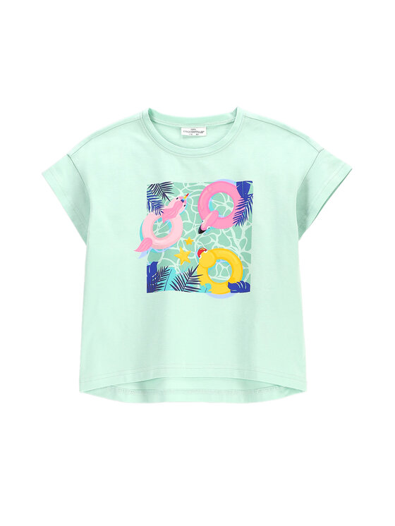 Coccodrillo Coccodrillo Marškinėliai WC5143203HGK Žalia Regular Fit