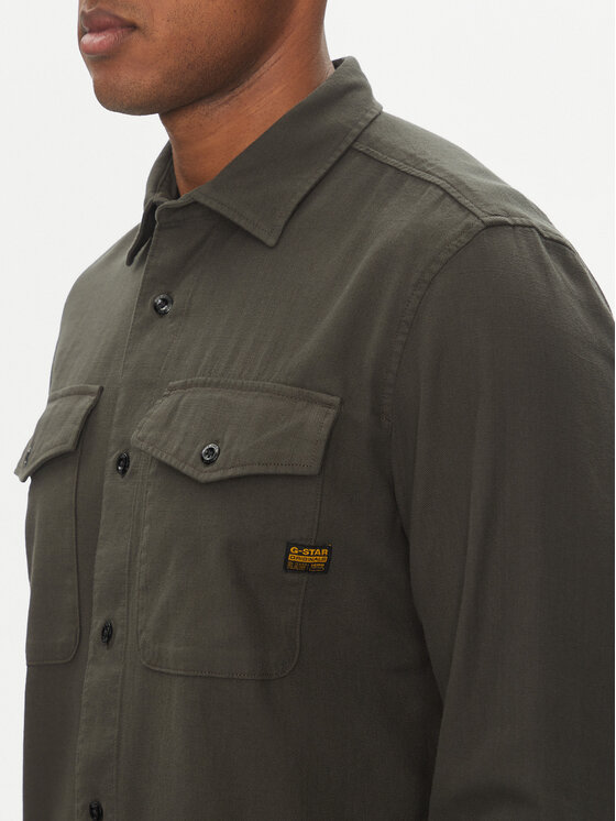 G-Star Raw G-Star Raw Koszula Marine D24963-D454 Brązowy Slim Fit