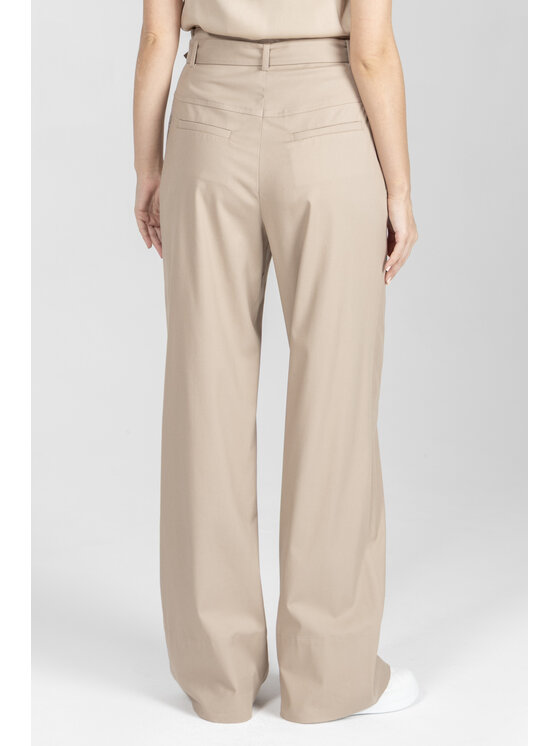 Deni Cler Milano Deni Cler Milano Spodnie materiałowe W-DC-5206-F2-B5-13-1 Beżowy Loose Leg