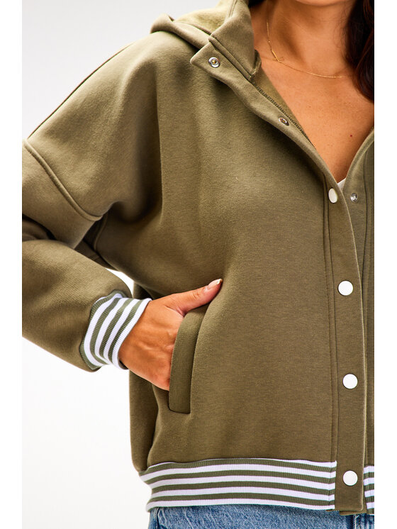 Awama Awama Bluza A611 Khaki Basic Fit