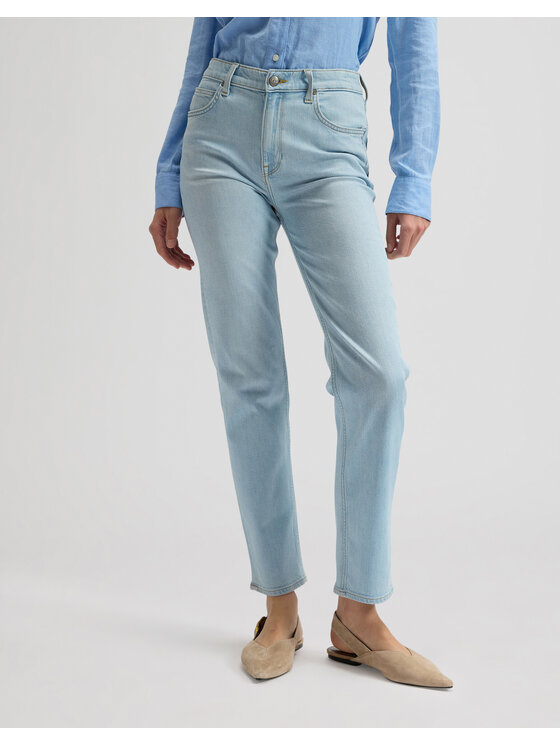 Lee Lee Jeansy 112376631 Niebieski Regular Fit