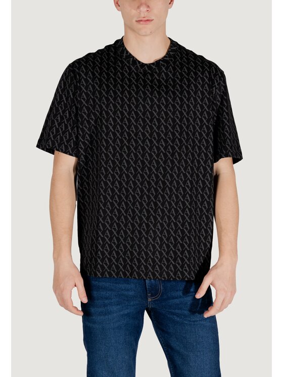 Armani Exchange Armani Exchange T-Shirt XM001228 AF10356 Czarny Shirt Fit