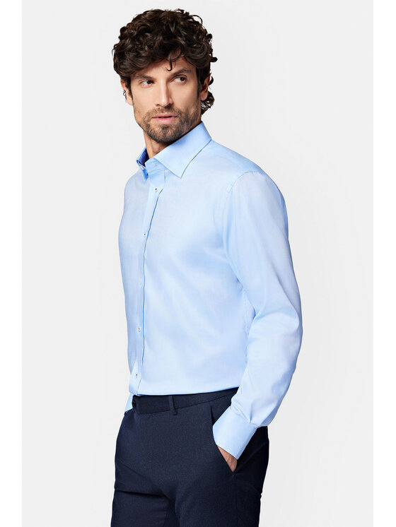 Lancerto Lancerto Koszula Maia 10 KO051123000034 Błękitny Regular Fit