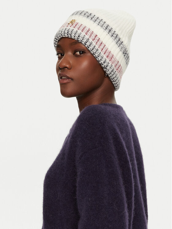 Tommy Hilfiger Tommy Hilfiger Căciulă Th Varsity Ski AW0AW16636 Écru