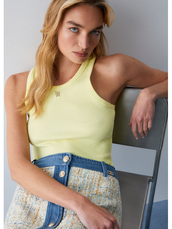 Liu Jo Liu Jo Top WA6488J482210620 Żółty Regular Fit