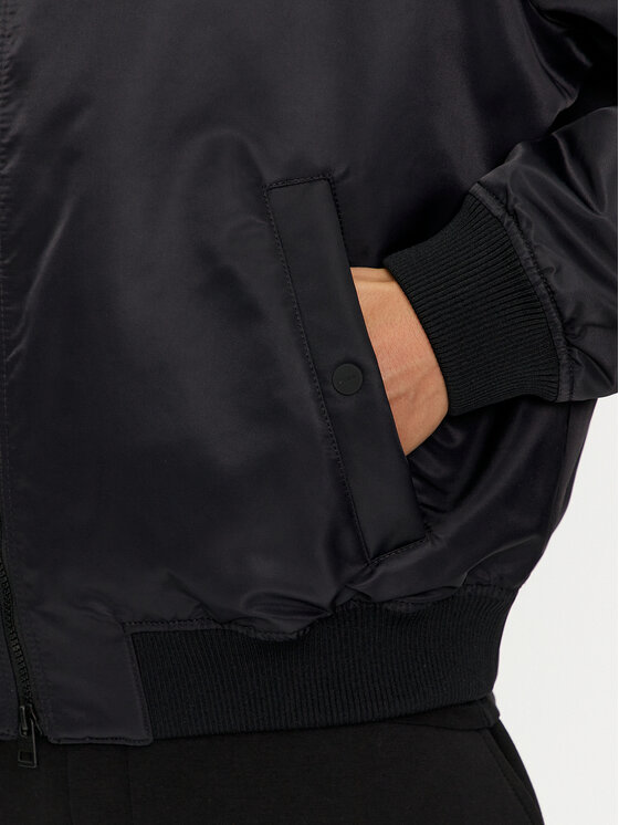 HUGO Hugo Яке бомбър Byler2341 50493096 Черен Oversize