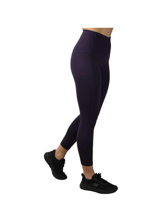 Skechers Skechers Legginsy Skechers Go Walk High Waisted 7/8 Legging Fioletowy Slim Fit