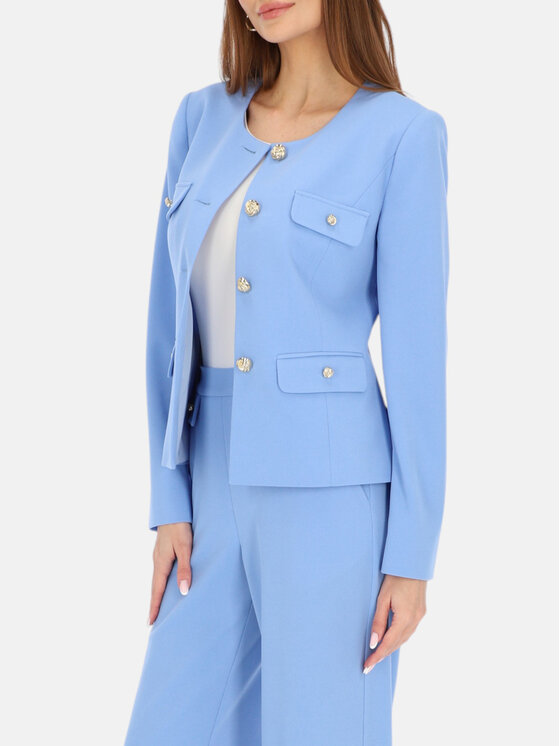 L’AF L’AF Marynarka Bella Błękitny Regular Fit