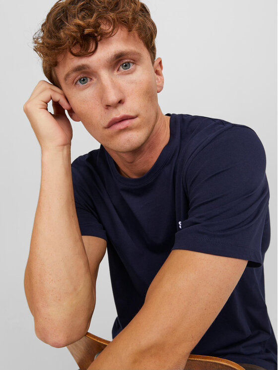 Jack & Jones Jack & Jones T-Shirt Paulos 12245087 Niebieski Standard Fit