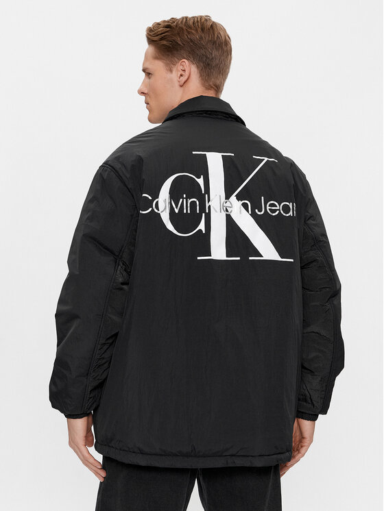 Calvin Klein Jeans Calvin Klein Jeans Μπουφάν μεταβατικό Skater J30J325281 Μαύρο Relaxed Fit