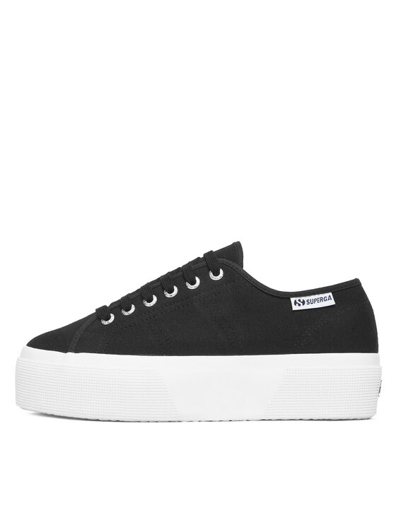 Superga Superga Πάνινα παπούτσια 3790 Platform S3134MW Μαύρο