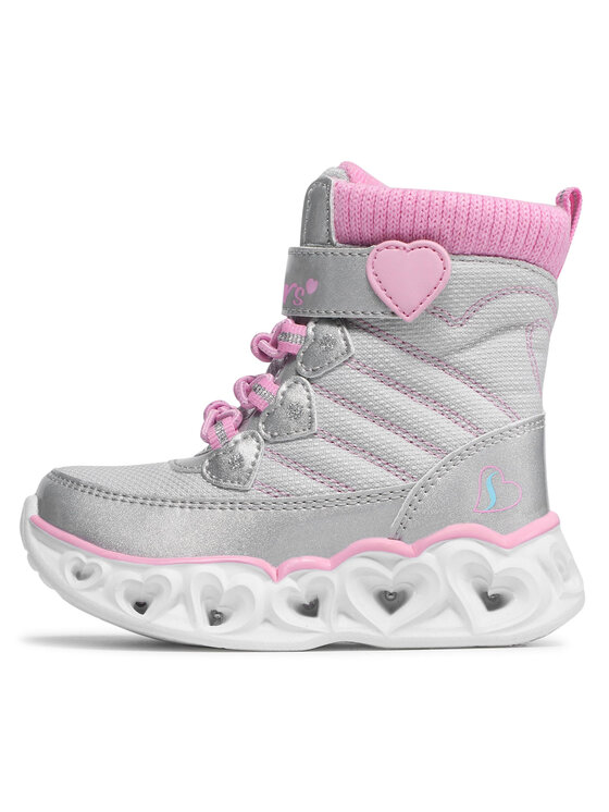 Skechers Skechers Kozaki Heart Chaser 20287N/GYPK Szary