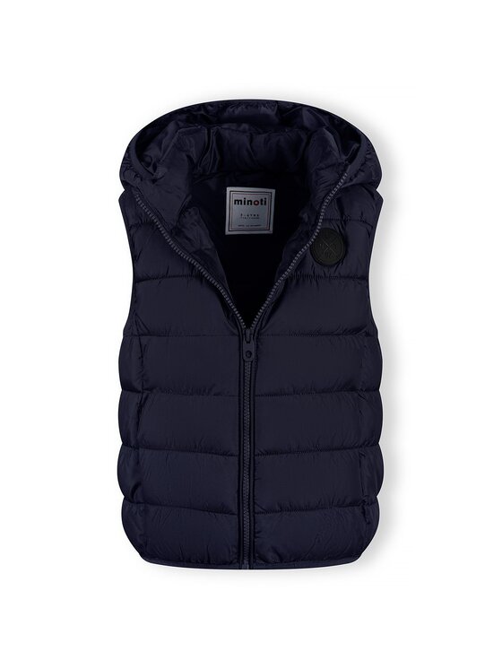 minoti minoti Kamizelka 17GILET 5 Granatowy Regular Fit