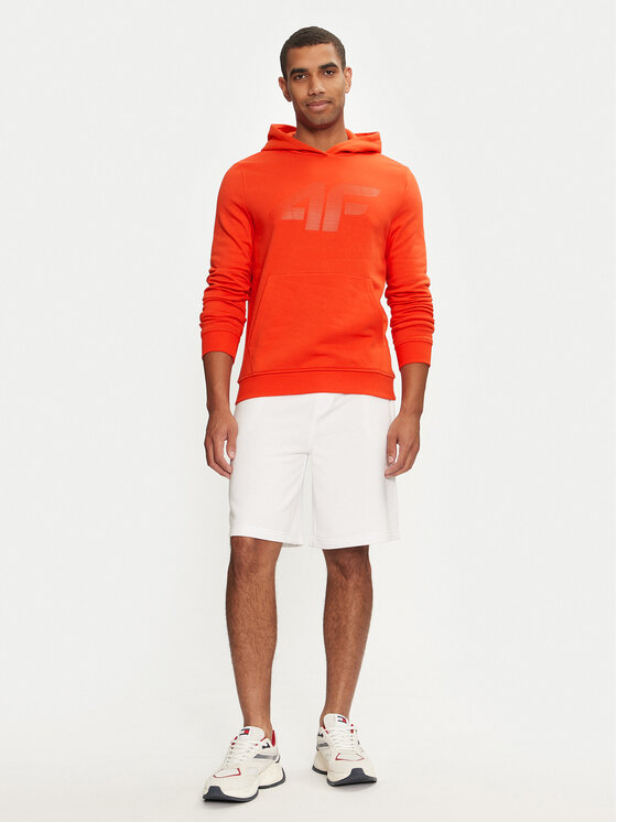 4F 4F Bluză 4FWMM00TSWSM1464 Portocaliu Regular Fit