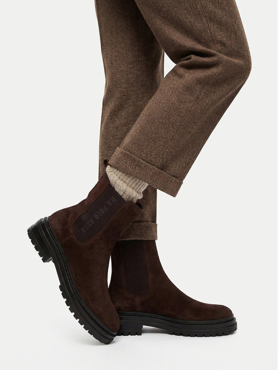 U.S. Polo Assn. U.S. Polo Assn. Klassische Stiefeletten CEO-VIZAG001W/ELE1 Braun