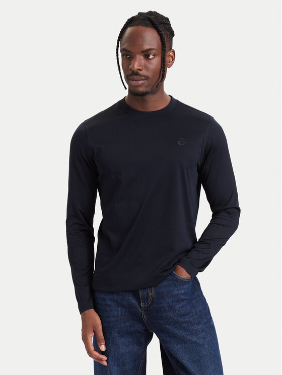KARL LAGERFELD KARL LAGERFELD Longsleeve 755002 564200 Granatowy Regular Fit