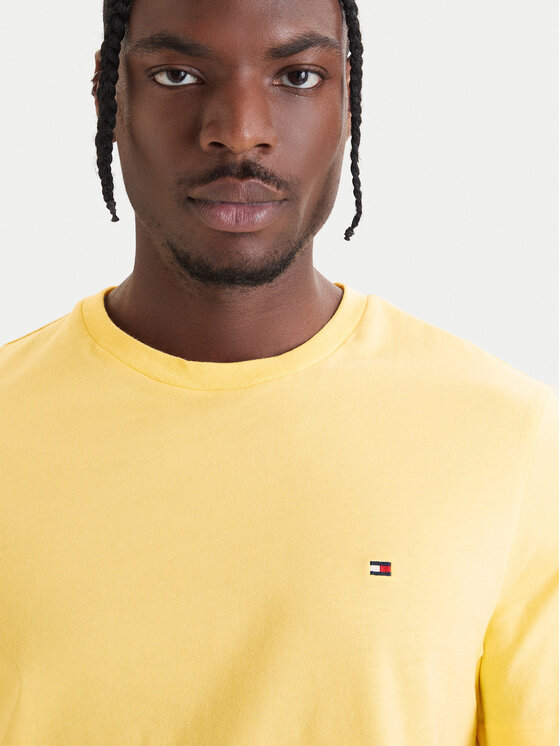 Tommy Hilfiger Tommy Hilfiger Тишърт Ess Seasonal MW0MW39995 Жълт Regular Fit