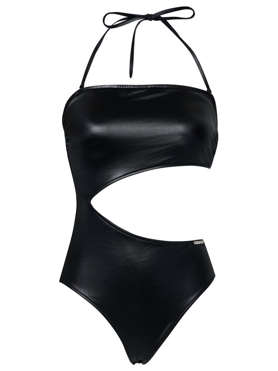 Calvin Klein Swimwear Calvin Klein Swimwear Strój kąpielowy Cut Out KW0KW01265 Czarny