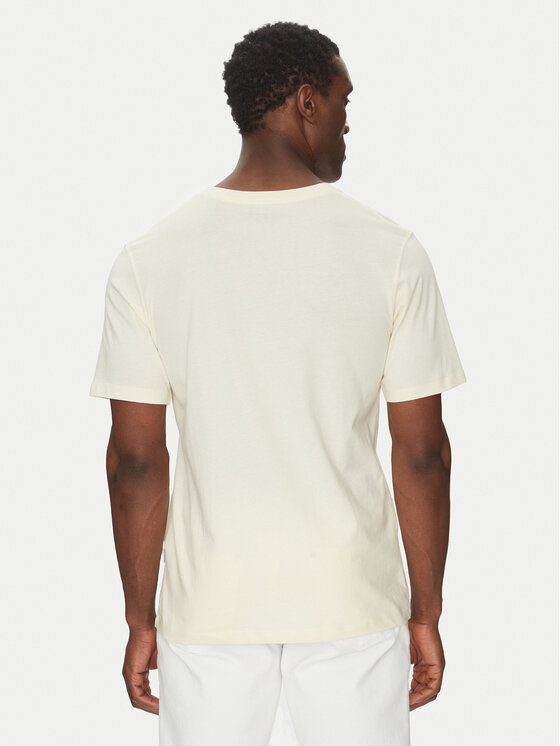 Jack&Jones Jack&Jones Marškinėliai Varenna 12273163 Écru Regular Fit