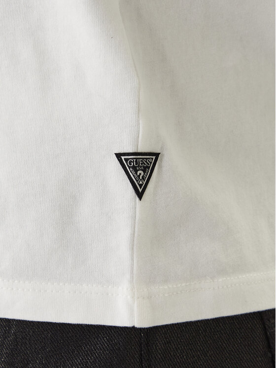 Guess Guess T-Shirt M6RI02 KBZV1 Bílá Regular Fit