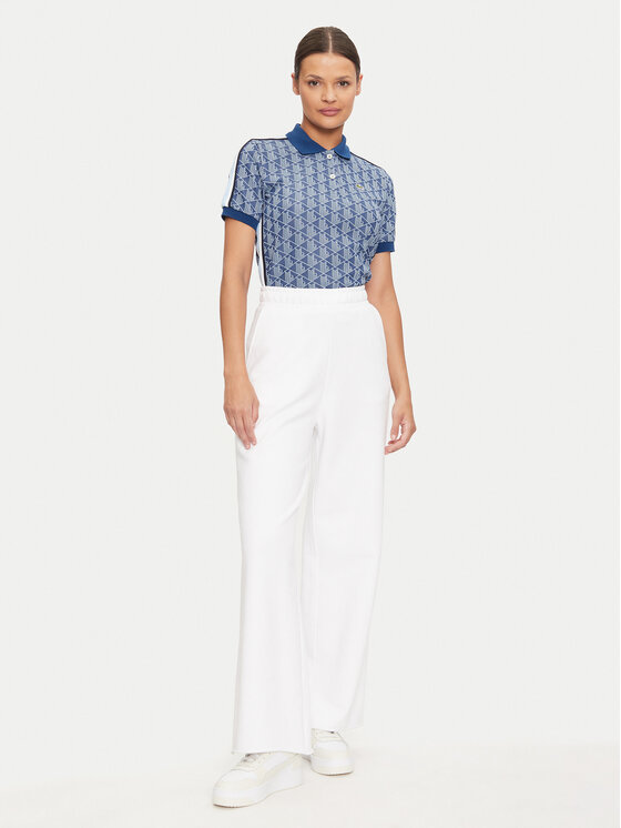 Lacoste Lacoste Polo marškinėliai DF3364 Mėlyna Slim Fit