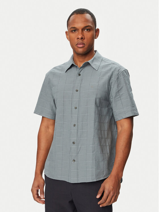 Calvin Klein Cămașă LV04LF115G Verde Regular Fit