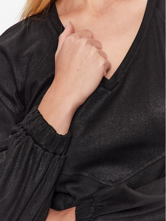Liu Jo Sport Liu Jo Sport Každodenní šaty TF3031 J4512 Černá Regular Fit