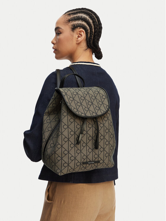 Calvin Klein Calvin Klein Seljakott Emblem Aop Jacquard Backpack LV04F3536G Pruun