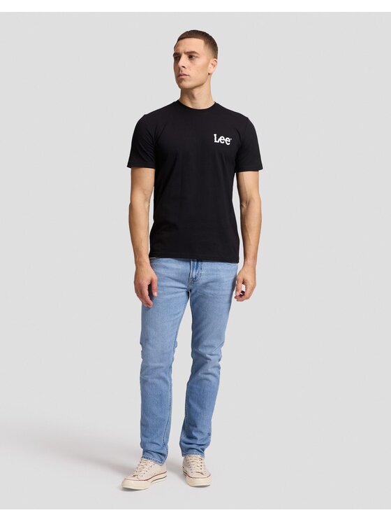 Lee Lee T-Shirt GRAPHIC TEE Czarny Regular Fit
