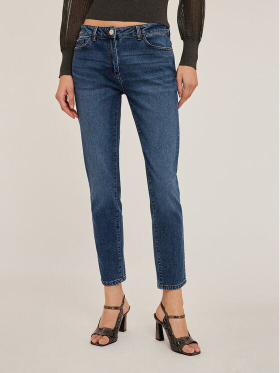 Motivi Motivi Jeansy P526Q203844N024 Niebieski Slim Fit