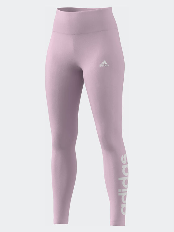adidas adidas Legingi SPORT INSPIRED LOUNGEWEAR ESSENTIALS HIGH-WAISTED LOGO LEGGINGS ID0024 Rozā
