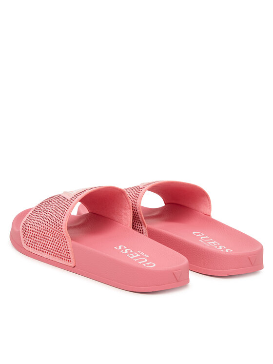 Guess Guess Klapki E6GZ16 BB00F Różowy