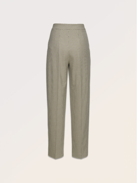 La Mania La Mania Spodnie garniturowe VALLEY Beżowy Classic Fit