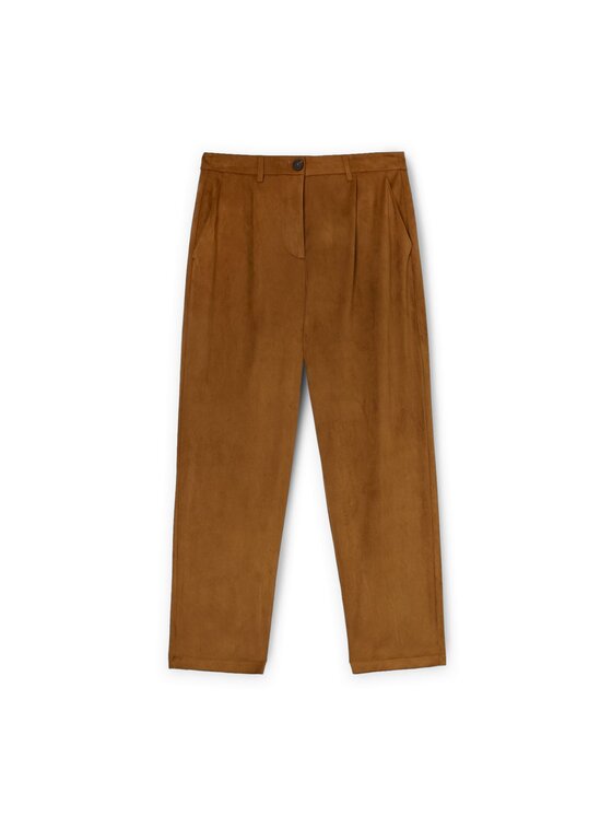 Motivi Motivi Pantaloni di tessuto P313Q004106N012 Marrone Regular Fit