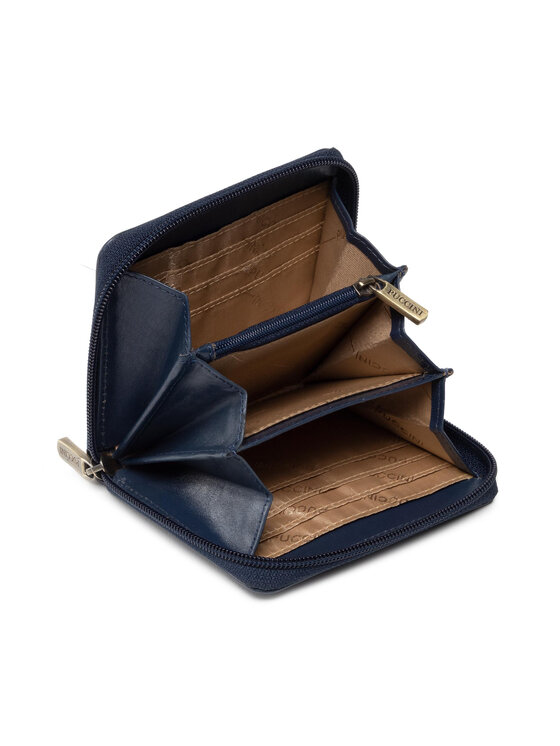 Portafoglio piccolo da donna MU1960 Blu scuro