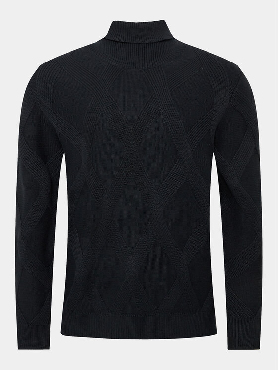 Lindbergh Lindbergh Dolčevita 30-804043 Crna Relaxed Fit