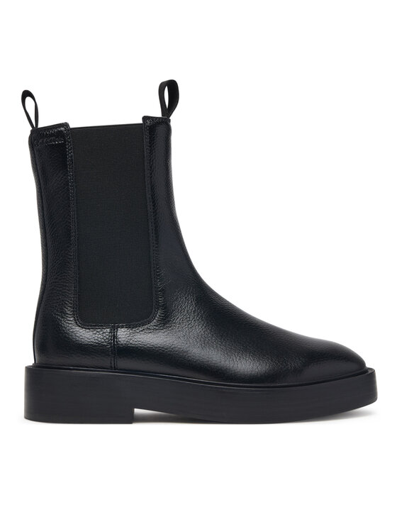 Calvin Klein Calvin Klein Klassische Stiefeletten Conc Welt Chelsea Boot Lth HW0HW03208 Schwarz